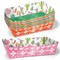 Big Dot of Happiness Fiesta Paper Food Trays, Disposable Food Boats for Mexican Themed Birthday or Cinco De Mayo, Double-Sided Meal Holders - 12 Count